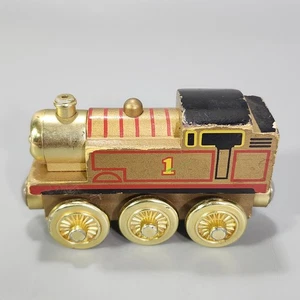 Coche motor tren Golden Thomas 1 variante ferroviaria de madera 2003 edición limitada - Imagen 1 de 22