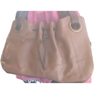 Relic Tan Shoulder Bag With Tan Brass Metal Hardware EUC - Picture 1 of 15