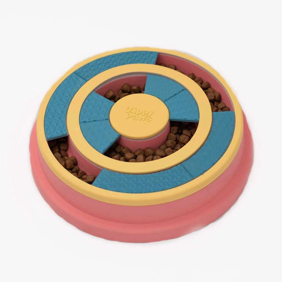 ZippyPaws SmartyPaws Puzzler Feeder Bowl - Wagging Wheel - Image 1 of 1