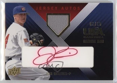 2008 USA Baseball National Teams Jersey Autos Red Ink /25 Josh Romanski Auto - Image 1 of 2