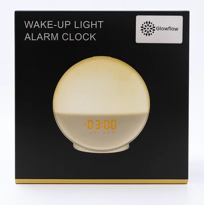 Wake-Up Light Tageslichtwecker GlowFlow Lichtwecker Sonnenaufgangssimulation - Bild 1 von 3