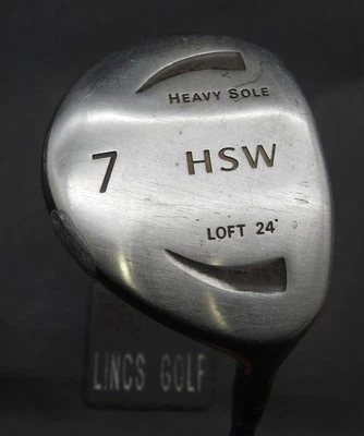 Heavy Sole HSW 24° 7 Wood Senior Graphite Shaft Golf Pride Grip - Image 1 of 4