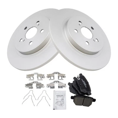 Kit de pastillas de freno traseras de cerámica y rotor recubierto para Lexus CT200h Foto 1 de 4