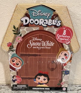 Disney Doorables Blanche Neige et les Sept Nains Collection Peek 8 Figurines NEUF - Photo 1/2