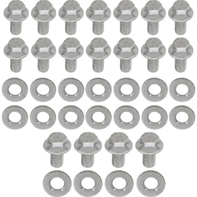 Juego de pernos para cárter de aceite de cabeza hexagonal de acero inoxidable bloque pequeño Chevrolet 265-400ci Foto 1 de 4