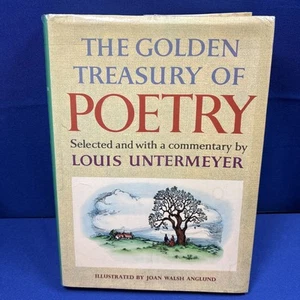 Golden Treasury Of Poetry Louis Untermeyer Joan Walsh Anglund Children's Vtg. - Picture 1 of 4