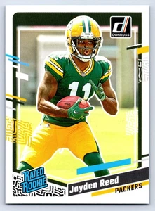 Jayden Reed 2023 Donruss Rated Rookie #334 Green Bay Packers Football Card - Picture 1 of 2