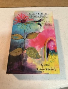 Mazo Oráculo The Flower Medicine para adivinación y cuidado personal por Cathy Nichols - Imagen 1 de 3