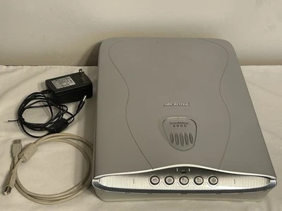 Microtek ScanMaker 4800 8.5” x 11.7” Scan Area Flatbed Scanner 9600x4800 DPI - Image 1 of 4