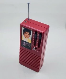 Vintage 1984 Vanity Fair Michael Jackson - FM/AM Radio 9v Power Static Working - Bild 1 von 12