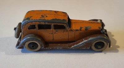 Rare vintage pre-war Tootsietoy USA diecast model car Graham Sedan orange/brown - Image 1 of 4