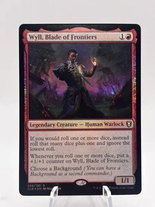 Wyll, Blade of Frontiers 208/361 Foil Commander Legends: Baldur's Gate MTG NM - Picture 1 of 2