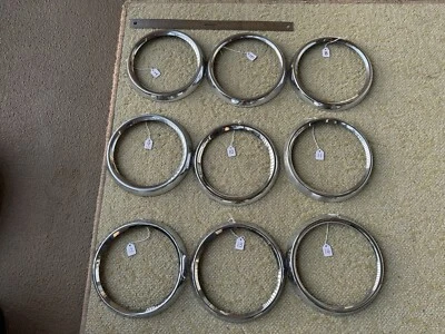 Faros Fiat 124 Spider cuadros cromados anillos de ajuste vintage Foto 1 de 4