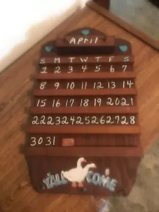 Wooden Calendar - Picture 1 of 5