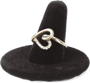 Lot of 12 Ring Finger Jewelry Displays Black Velvet Showcase Rings Display - Picture 1 of 2