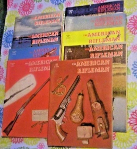9 The AMERICAN RIFLEMAN 1970 and 1971 Magazines, six 1970 & three 1971 Free S&H - Picture 1 of 1