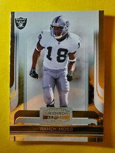 HOF RANDY MOSS #75 OAKLAND RAIDERS - MARSHALL - 2005 GRIDIRON GEAR NFL FOOTBALL - Picture 1 of 3