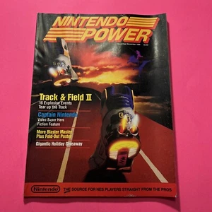 Nintendo Power #3 November December 1988 Track & Field II 2 w/ Poster & Inserts - Afbeelding 1 van 7