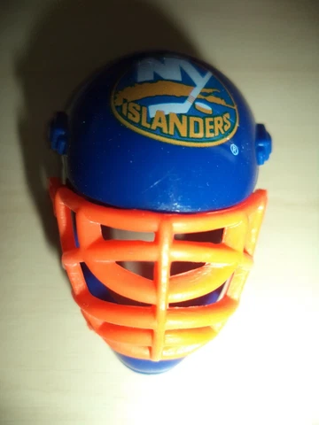 New York Islanders Hockey Goalie Mini Helmet Mask Franklin NHL 1.5" Cover