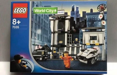 LEGO 7035 World City Police HQ 2003 Police Juego de caja sellada Foto 1 de 4