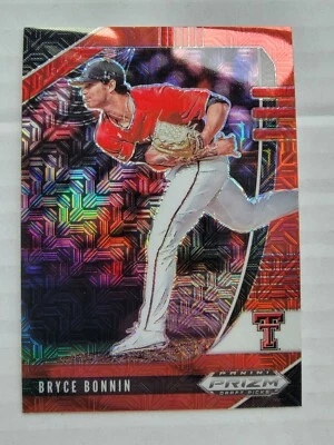 Bryce Bonnin 2020 Panini Prizm Draft Picks Red Mojo Baseball Card PDP84 - Image 1 of 4