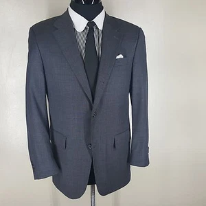 J.Presss Charcoal Gray  Wool Sport Coat -No Pants-3 Rd Btn Roll  Fit 40 -41 Reg - Picture 1 of 7