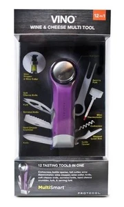 Cortador de Queso Abridor de Botellas de Vino Mejor Gourmet Multi Herramienta Set Fiesta Picnic VINO - Imagen 1 de 4