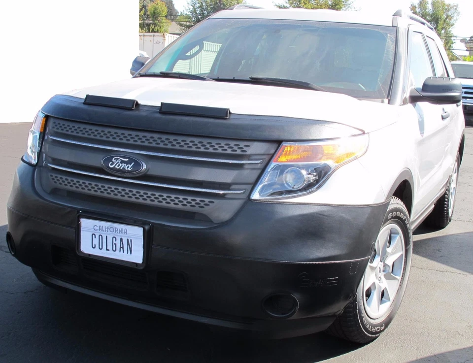Colgan Front End Mask Bra 2 Piece Fits 2012-2015 Ford Explorer With Lic.Plate - Image 1 of 1
