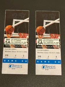 1998-99 L.A. LAKERS VS CLIPPERS RARE TICKET STUB - KOBE BRYANT 3RD YEAR 7 PTS - Picture 1 of 2