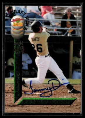 Tommy Davis 1994 Signature Rookies Draft Picks Signatures Auto #47 #/7750 AU,SN - Image 1 of 2