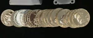 Rotolo 20 monete 1961 Franklin mezzo dollaro proofs argento brillante proof - Foto 1 di 1