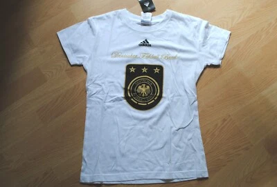 adidas DFB Tee W S M L Deutschland Shirt Frauen Jersey Germany Fan Trikot Women