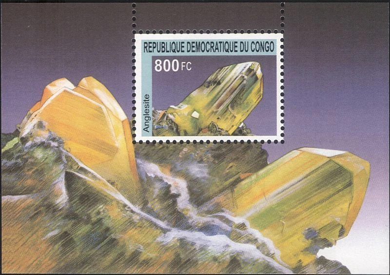 Congo 2002 Minerals/Crystals/Geology/Gems/Mining/Nature/Stones 1v m/s (b3178b) - Image 1 of 1