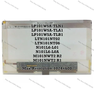 LCD LP101WSA TLN1 TLA1 TLB1 LTN101NT02 LTN101NT06 N101L6-L01 L0A M101NWT2 R2 R1 - Imagen 1 de 1