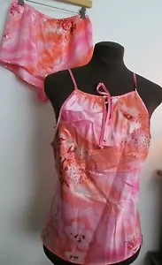 - Nuevo con etiquetas Camisetas/Pantalones Cortos Jaclyn Smith Set Talla Pequeña Estampado Floral Camisa Ropa de Dormir - Imagen 1 de 5