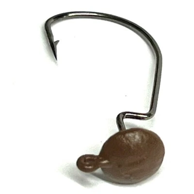 CABEZALES DE PLANTILLA NED RIG de 10 quilates gancho EWG Weedless 2/0 Victory (elige peso y color) Foto 1 de 4