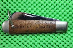 Vintage 1970 CASE XX WHALER USA 8 Dot # 1199 SH R Single Blade Rope Knife - Picture 1 of 6