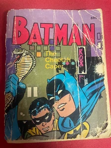 Vintage Whitman Big Little Book BATMAN & Robin The Cheetah Caper 1969 Soft Back - Imagen 1 de 6