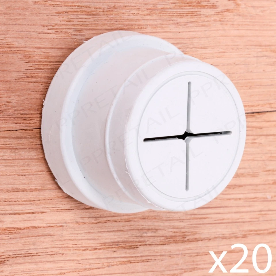 20 X Push & Grip Tea Towel Holder Self Adhesive Rubber Dish Cloth Storage Hanger