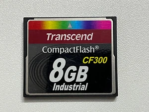 New Transcend Industrial Grade 8GB CF300 8GB CompactFlash CF Card - Picture 1 of 7