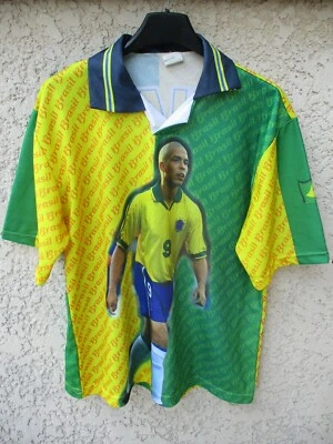 Maillot BRÉSIL BRASIL RONALDO n°9 collection shirt jersey vintage maglia S - Photo 1/4