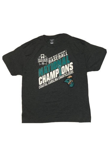 COASTAL CAROLINA UNIVERSITY CWS shirt 2016 baseball Chanticleers XL Cover