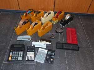 19 piezas cinta adhesiva desenrollador de mesa Novus Tesafilm grapadora Scotch Casio #L - Imagen 1 de 10