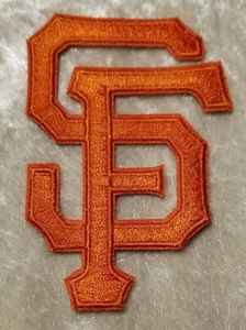SF Giants 3" SF Iron On Embroidered Patch ~Free Tracking! - Picture 1 of 1