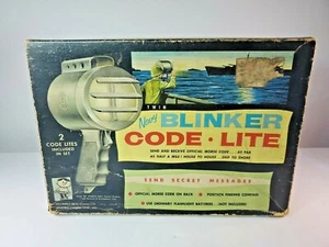 HASBRO NAVY BLINKER CODE-LITE MODEL 5180 TOY FROM 1960 - Picture 1 of 6