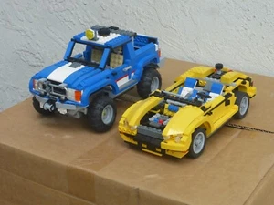Lote de 2 autos deportivos LEGO Creator Offroad Power 5893 y Technic de colección incompletos - Imagen 1 de 23