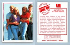 Group Part 1 Of 2 #91 Beverly Hills 90210 Panini 1991 Sticker