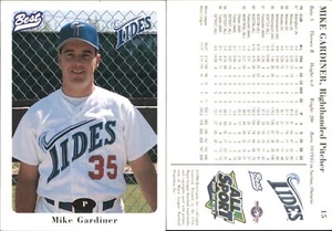 Mike Gardiner 1996 Best Norfolk Tides #15 RC Card FREE SHIP Norfolk Tides - Picture 1 of 1