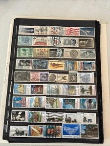 Collection Of Us Mint Used On Pages Cards Some Back Book N388b - Picture 1 of 11