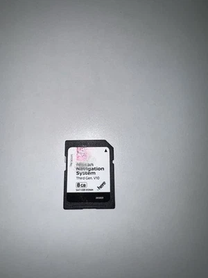 S4411-0081-810NAM Gen V10 Nissan OEM tarjeta SD mapa sistema de navegación  Foto 1 de 2